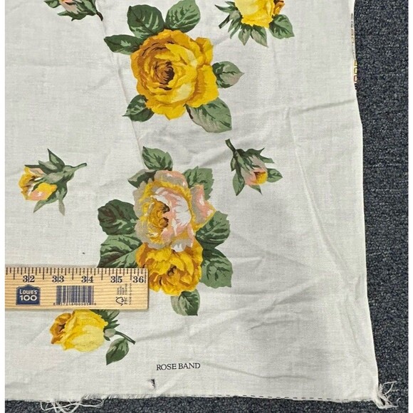 VTG Rose Fever Wearable Art Appliques Cranston Fabric Panel for Sweatshirts - Picture 11 of 14